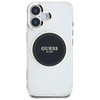 Guess IML Metal Colored Circle Classic Logo MagSafe - Etui do iPhone 16 (czarny) (GUHMP16SHTDRCEDK)