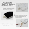 Crong Phone Crossbody - Smycz zawieszka do telefonu (Midnight Link) (CRGCRBD01)