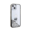 Karl Lagerfeld Liquid Glitter Choupette - Etui iPhone 15 (przezroczysty) (KLHCP15SLKCNSK)