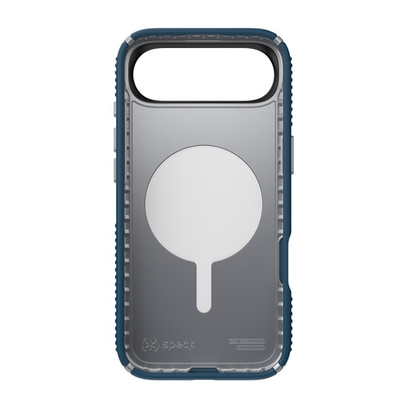 Speck Presidio2 Grip MagSafe - Etui iPhone Air (Deep Sea / Silver Metallic / Spell Blue) (150967-3261)