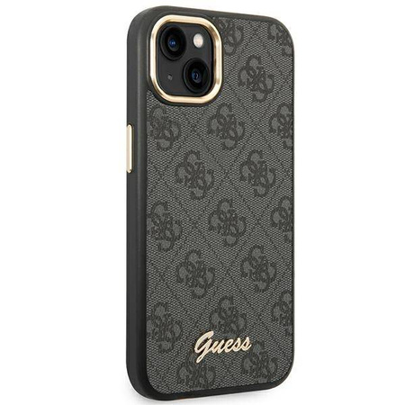 Guess 4G Metal Camera Outline Case – Etui iPhone 14 Plus (Czarny) (GUHCP14MHG4SHK)