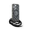 Karl Lagerfeld IML Crossbody Monogram Karl & Choupette Head MagSafe - Etui iPhone 15 Pro Max (czarny) (KLHMP15XHCKCKLCK)