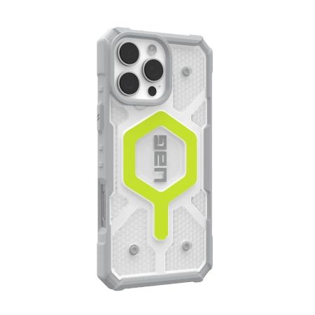 UAG Pathfinder Clear Magsafe - obudowa ochronna do iPhone 16 Pro Max kompatybilna z MagSafe jasny neon (114465118181)