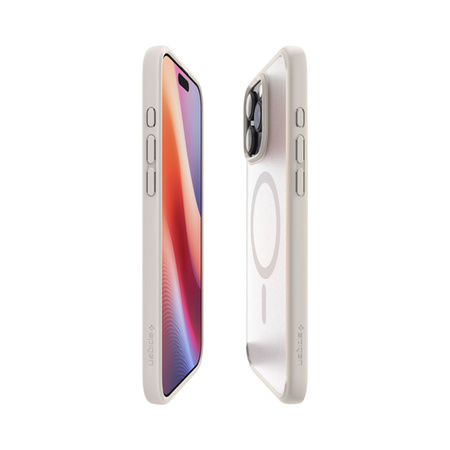 Spigen Ultra Hybrid Mag MagSafe - Etui do iPhone 16 Pro Max (Frost Natural Titanium) (ACS08382)