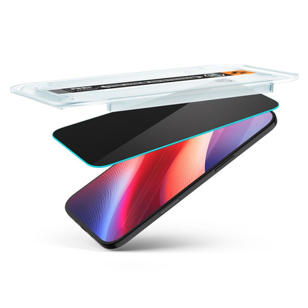 Spigen GLAS.TR EZ FIT Privacy 2-Pack - Szkło hartowane z filtrem prywatyzującym do iPhone Air (2 sztuki) (AGL09862)
