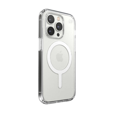 Speck Presidio Perfect-Clear + MagSafe - Etui iPhone 14 Pro z powłoką MICROBAN (Clear) (150148-5085)