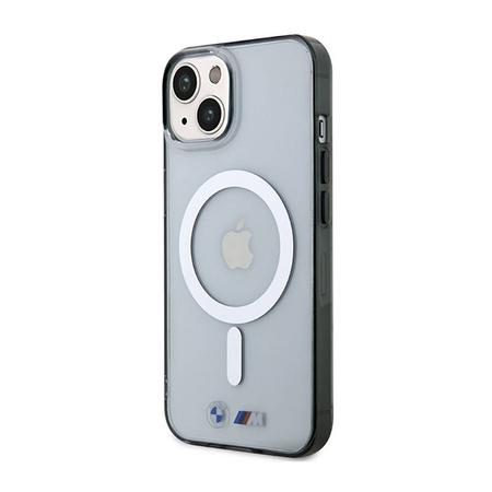 BMW Silver Ring MagSafe - Etui iPhone 14 (Przezroczysty) (BMHMP14SHCRS)
