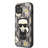 Karl Lagerfeld Iconic Karl Flower - Etui iPhone 13 (szary) (KLHCP13MPMNFIK1)
