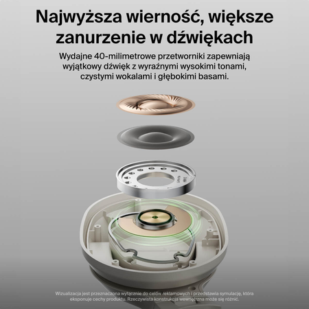 Belkin Słuchawki nauszne, bezprzewodowe, kremowe (AUD009HQSA)
