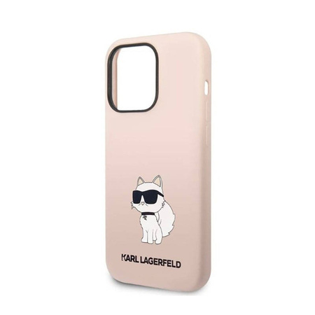 Karl Lagerfeld Silicone NFT Choupette - Etui iPhone 14 Pro Max (różowy) (KLHCP14XSNCHBCP)
