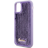 Guess Sequin Script Metal - Etui iPhone 11 (fioletowy) (GUHCN61PSFDGSU)