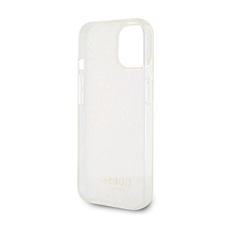 Guess IML Faceted Mirror Disco Iridescent - Etui iPhone 15 (różowy) (GUHCP15SHDECMP)