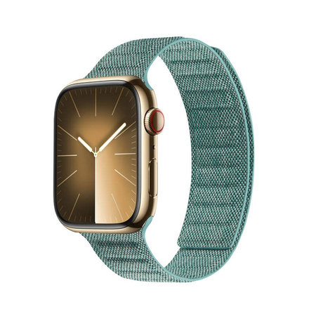 Crong Melange - Pasek magnetyczny do Apple Watch 38/40/41/42 mm (turkusowy melanż) (CRG-40MEL-TRQ)