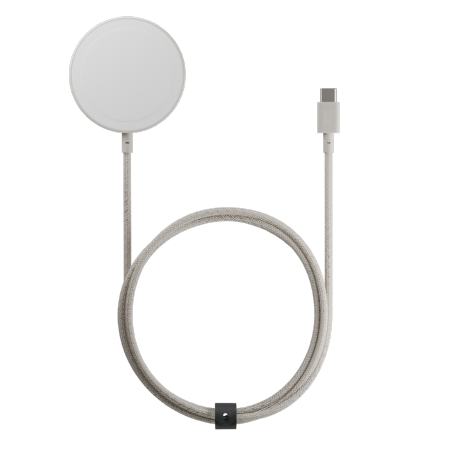 Native Union SnapStand Qi2 Wireless Charger - bezprzewodowa ładowarka Qi2 15W z podstawką kompatybilna z MagSafe (sandstone) (SNST-QI2-SAN)