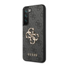 Guess 4G Big Metal Logo - Etui Samsung Galaxy S23 (szary) (GUHCS23S4GMGGR)