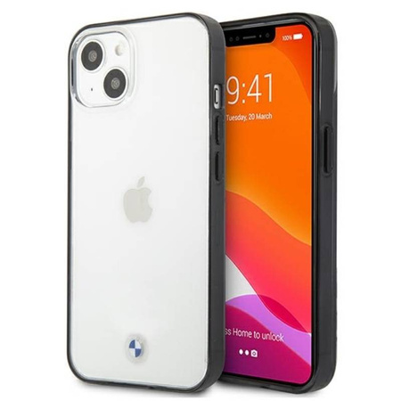 BMW Signature Edges - Etui iPhone 13 mini (przezroczysty) (BMHCP13SPCUMRBK)