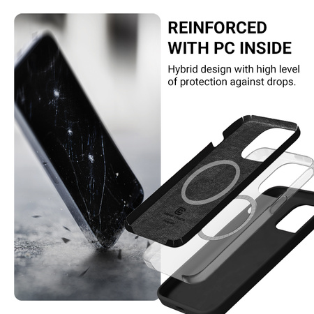Crong Color Cover Magnetic - Etui iPhone 16 MagSafe (kamienny beż) (CRGCOLRMIP1661STN)