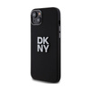 DKNY Liquid Silicone Metal Logo - Etui iPhone 15 / 14 / 13 (czarny) (DKHCP15SSMCBSK)
