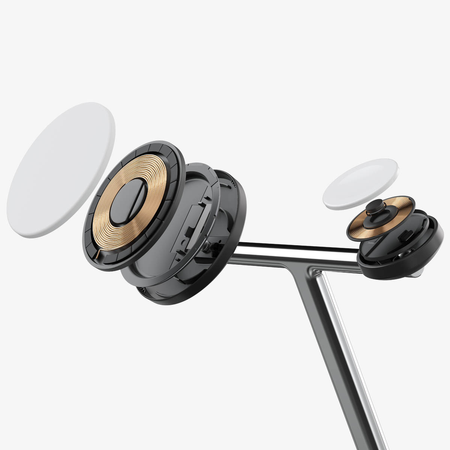 Belkin Stacja do ładowania bezprzewodowego na iPhone, Apple Watch, AirPods, Qi2 15W, czarna (WIZ032KQBK)