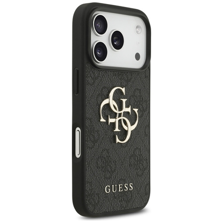 Guess 4G Big Logo - Etui iPhone 17 Pro (czarny) (GUHCP17L4GMGGR)