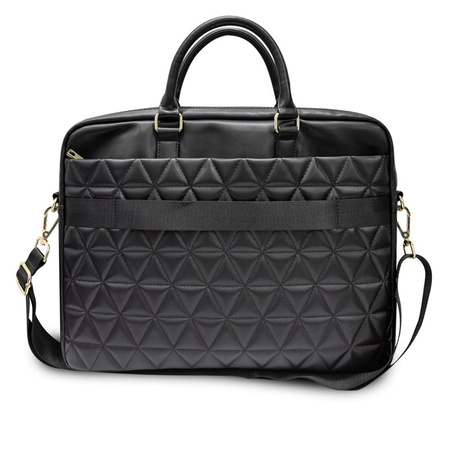 Guess Quilted Computer Bag - Torba na notebooka 15" (czarny) (GUCB15QLBK)