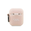 Karl Lagerfeld Silicone NFT Karl Head 3D - Etui AirPods 1/2 gen (różowy) (KLA2RUNIKP)