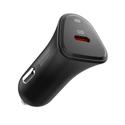 Spigen Essential EV301 - Ładowarka samochodowa USB-C PD 3.0 PPS 30W (Czarny) (ACP08699)