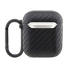 BMW Carbon Double Metal Logo - Etui AirPods 1/2 gen (Czarny) (BMA2WMPUCA2)
