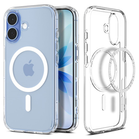Spigen Ultra Hybrid Mag MagSafe - Etui do iPhone 17 (Clear/White) (ACS10380)