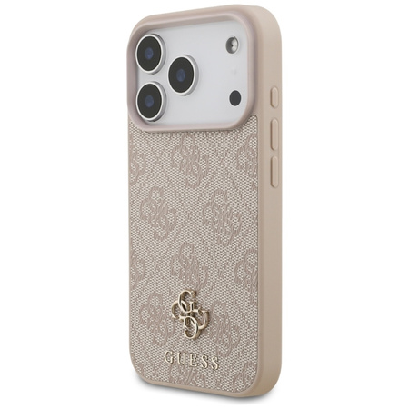 Guess 4G Small 4G and Classic MagSafe - Etui do iPhone 17 Pro (różowy) (GUHMP17LP4SM4MP)