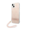 Guess 4G Print Cord - Etui ze smyczką iPhone 14 Plus (różowy) (GUOHCP14MH4STP)