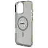 Karl Lagerfeld IML Metal Karl Head MagSafe - Etui iPhone 16 Pro Max (czarny) (KLHMP16XHLSKIK)