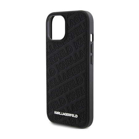 Karl Lagerfeld Quilted K Pattern - Etui iPhone 15 (czarny) (KLHCP15SPQKPMK)