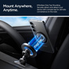 Spigen MFT13 Magnetic Dashboard & Vent Car Mount - Magnetyczny uchwyt samochodowy MagSafe (Srebrny) (ACP08314)