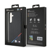 BMW Carbon Tricolor Line MagSafe - Etui Samsung Galaxy S24 (czarny) (BMHMS24S23PUDTK)