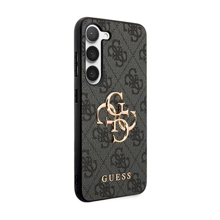 Guess 4G Big Metal Logo - Etui Samsung Galaxy S24 (czarny) (GUHCS24S4GMGGR)