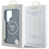 Guess 4G Glitter Triangle Buttons MagSafe - Etui do Samsung Galaxy S25 Ultra (czarny) (GUHMS25LHG4PRTGK)