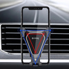 Crong Gravity Auto-Clip Car Holder - Uchwyt samochodowy grawitacyjny do telefonu 4,7”- 6,5” (czarny) (CRG-CH4-BLK)