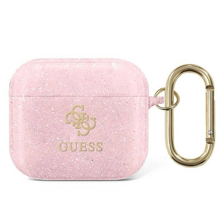 Guess 4G Glitter - Etui Airpods 3 (różowy) (GUA3UCG4GP)