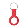 Crong Silicone Case with Key Ring – Etui ochronne brelok do Apple AirTag (czerwony) (CRG-ATS-RED)