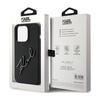 Karl Lagerfeld Silicone Karl Script - Etui iPhone 15 Pro (czarny) (KLHCP15LSKSBMCK)