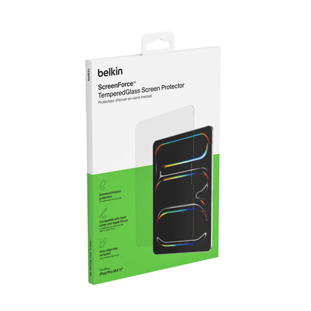 Belkin Szkło na iPad Pro 11'' (M4), TemperedGlass, z aplikatorem (OVI005HQ)