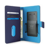 PURO Smart Wallet - Uniwersalne etui z uchwytem do robienia zdjęć z kieszonkami na karty i pieniądze, rozmiar XL (niebieski) (UNIWALLET3BLUEXL)
