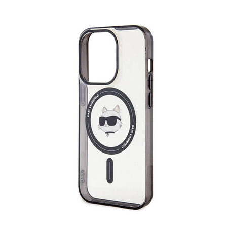 Karl Lagerfeld IML Choupette Head MagSafe - Etui iPhone 15 Pro Max (przezroczysty) (KLHMP15XHCHNOTK)
