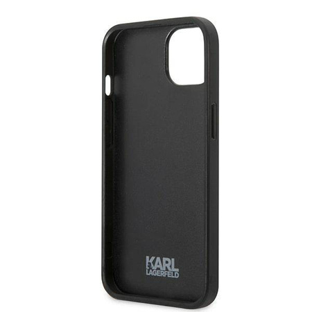 Karl Lagerfeld Iconic Karl Flower - Etui iPhone 13 Mini (szary) (KLHCP13SPMNFIK1)