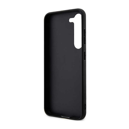 Karl Lagerfeld Saffiano Monogram Metal Logo - Etui Samsung Galaxy S23 (czarny) (KLHCS23SSAKLHPK)