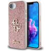 Guess Fixed Glitter Big 4G - Etui do iPhone 16e (różowy) (GUHCPSE4HG4SGP)