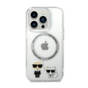 Karl Lagerfeld Karl & Choupette Aluminium MagSafe - Etui iPhone 14 Pro Max (przezroczysty) (KLHMP14XHKCT)