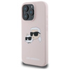 Karl Lagerfeld Silicone Double Heads Print MagSafe - Etui iPhone 16 Pro Max (różowy) (KLHMP16XSKCHPPLP)