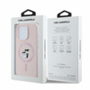 Karl Lagerfeld Silicone Karl & Choupette Ring MagSafe - Etui iPhone 16 Pro (różowy) (KLHMP16LSCMKCRHP)